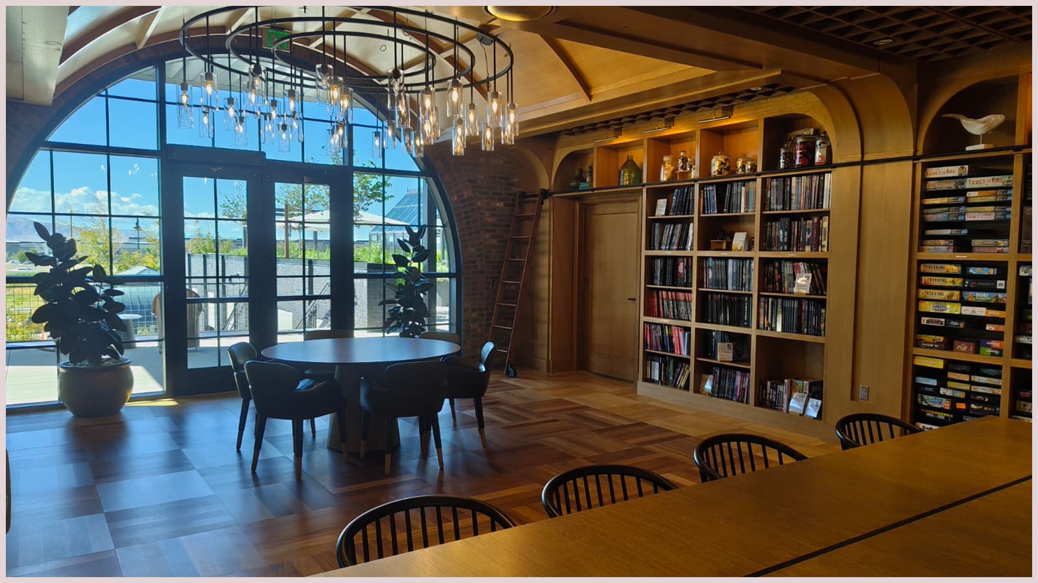 One of the libraries at Wavetronix. It seemed like they had every boardgame I've ever heard of here