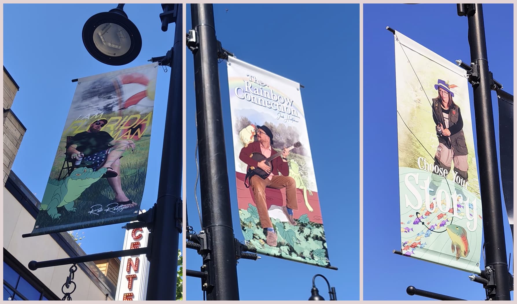 Banners advertising the Ripple Effect, Wavetronix's version of TED Talks where employees speak about whatever they want